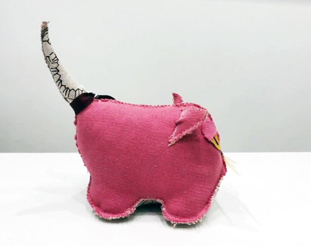 Chat En Tissu Upcycling Cousu Main